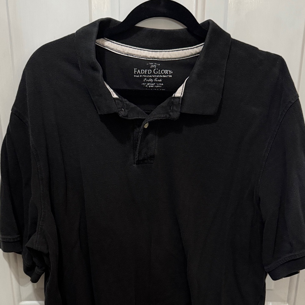 Faded Glory Men's Dark Polo Shirt